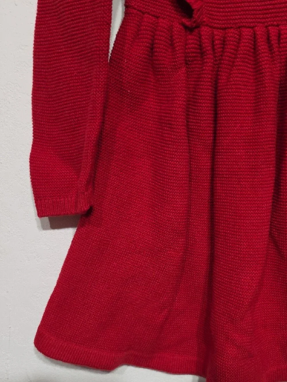 Carter's Red Ruffle Knit Dress for Girls